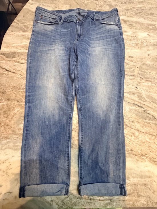 Levi's Denim - Levi Strauss Signature Size 20 Jeans Slim Straight Cuffed Medium Wash Stretch